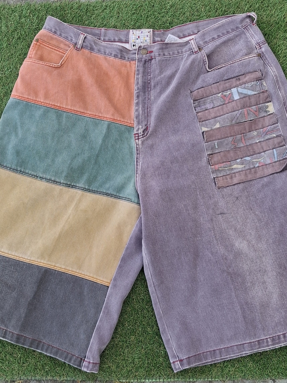 90s NX-4 Super Baggy Hip-hop Jeans Vintage Size44